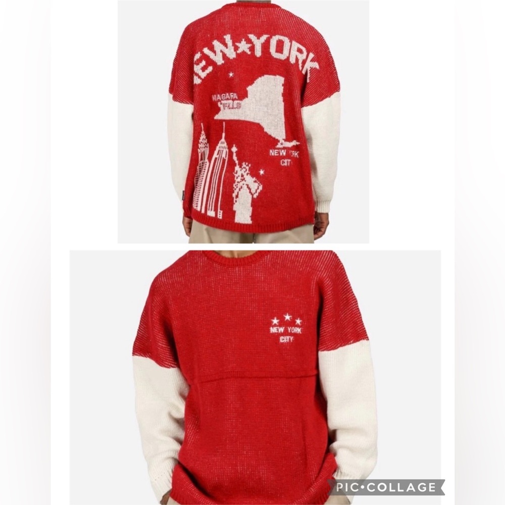 New Spirit jersey heavyweight New York sweater size medium MSRP $149